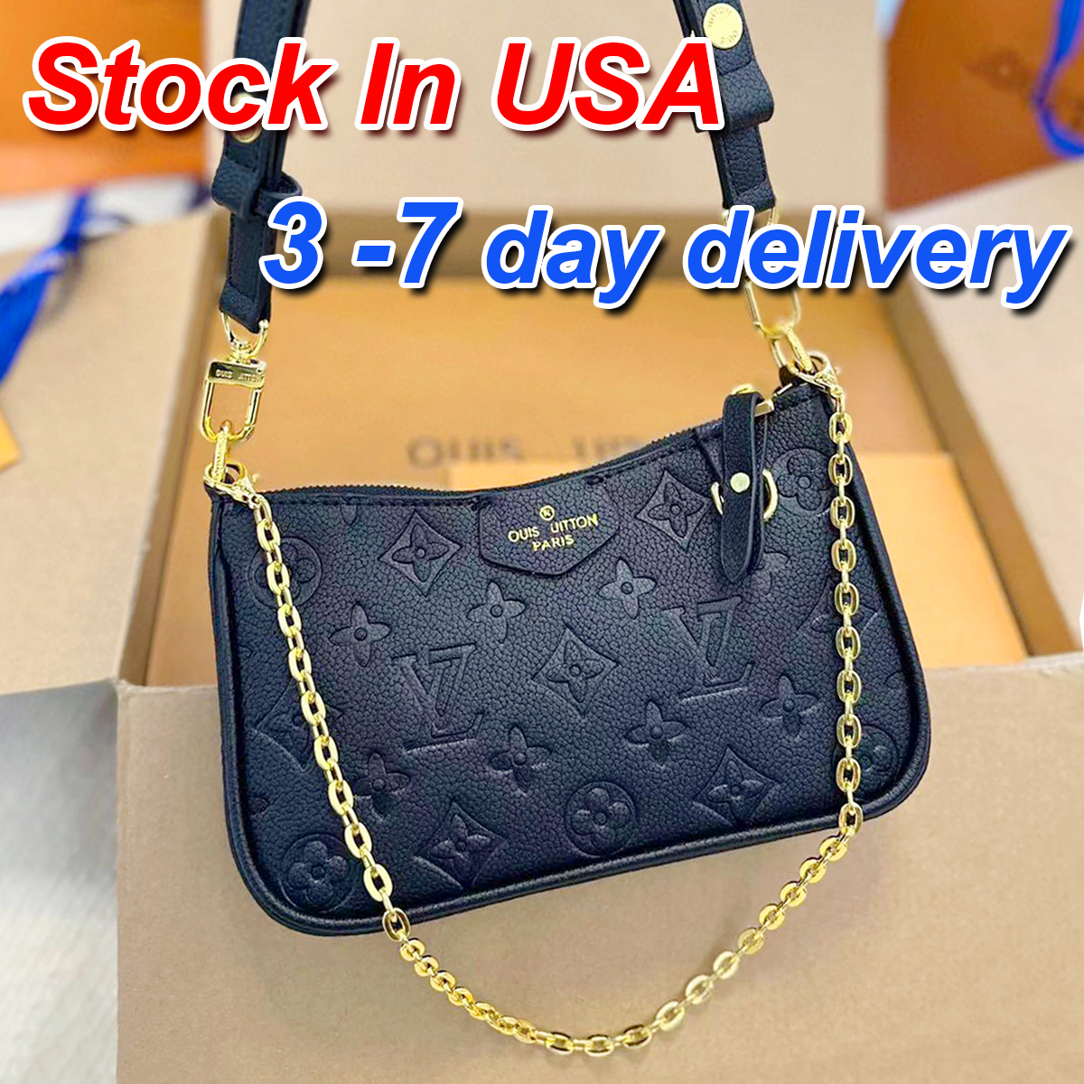 Designer Bags Luxury Bag Fashion Genuine Leather Embossed Crossbody Old Flower Chain Handbags Shoulder bag Stripe Armpit Bag Vacation Purse