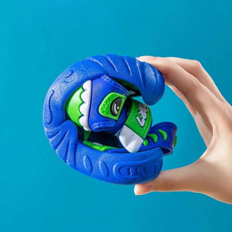 Breathable Sport Boys Sandals Summer Cartoon Beach Boy Shoes with Soft Sole Non-Slip Design Comfortable Casual Kids SandalsT260515