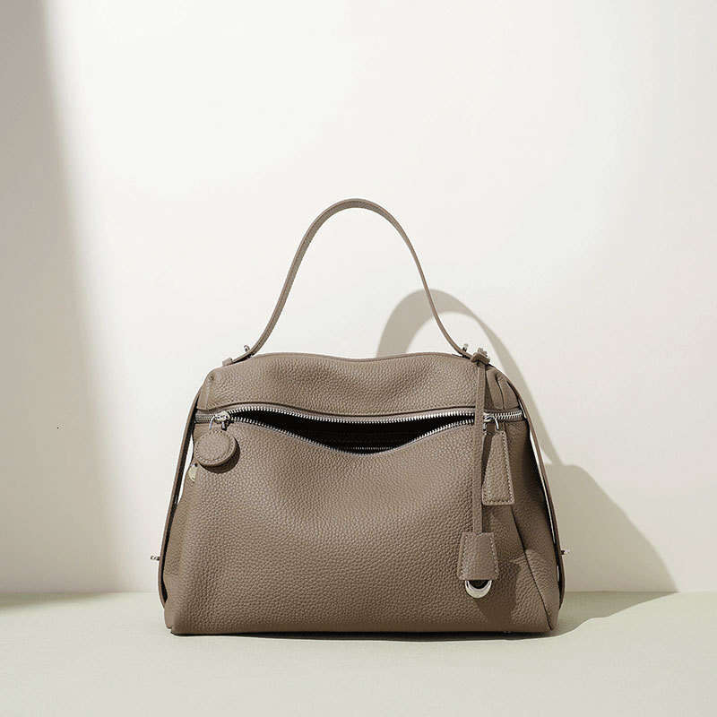 Top Layer Cowhide Women Crossbody Bag New Zipper Design Genuine Leather High End Large Capacity Versatile Daily Fashion Handbag SENYY