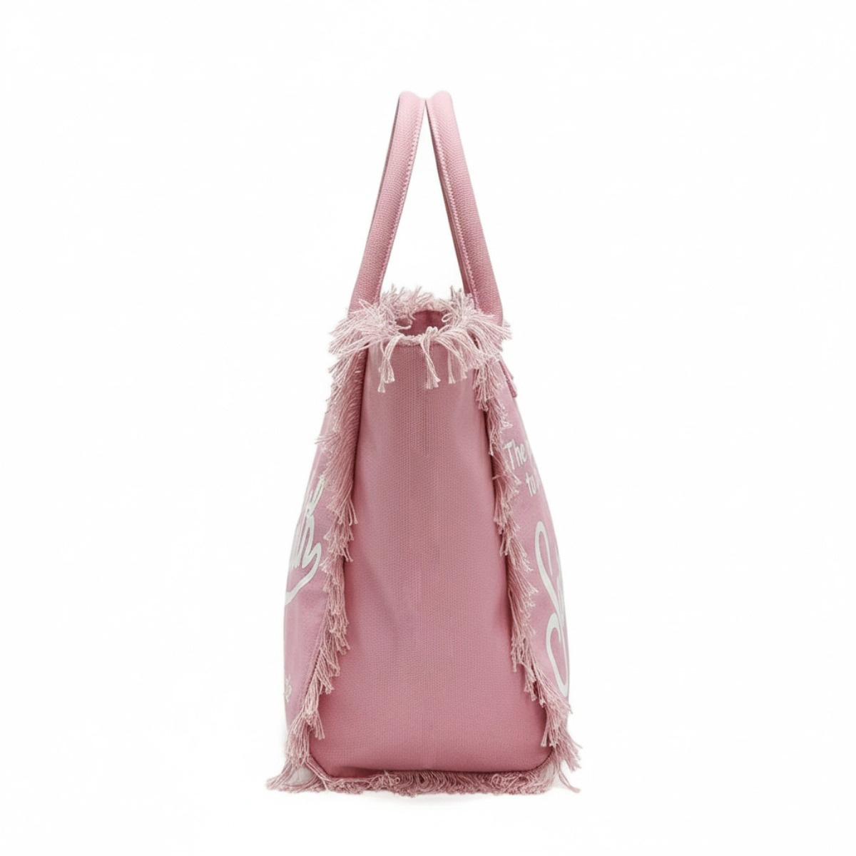 2026 New Leopard Print Letter Tassel Canvas Bag Large Capacity Tote Bag Women Shoulder Handbag - view 4