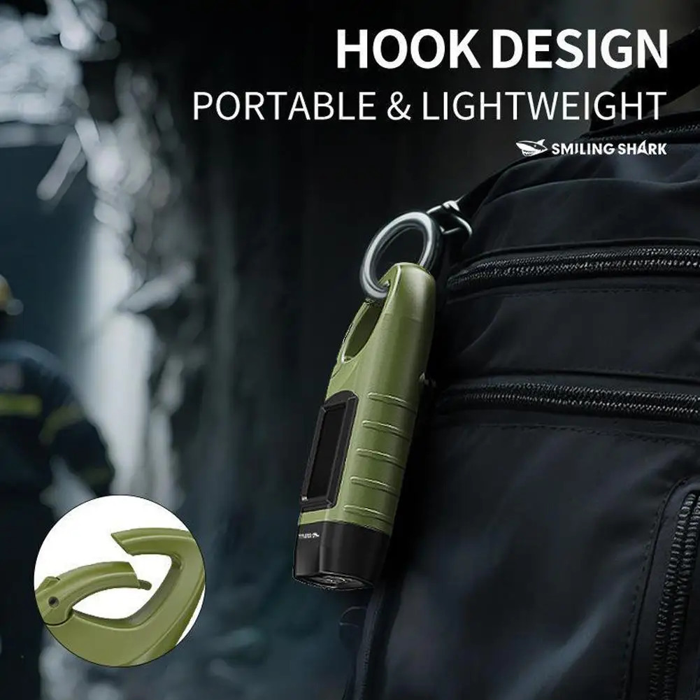 Hand Crank Dynamo Solar Powered Flashlight Outdoor Emergency Lights Portable LED Flashlight For Outdoor Camping Hiking 260514