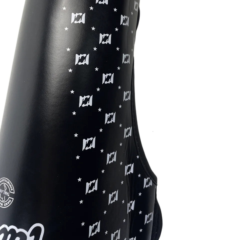 high quality black professional kids boxing training shin guard adults kickboxing Sanda Leggings Ankle protection for M 260514