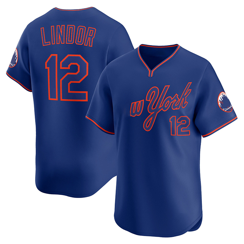 NY New Yorks Mets Jersey Juan Soto Francisco Lindor Bo Bichette Jorge Polanco Nolan McLean Senga Alvarez Luis Robert Jr Baty Piazza Carson Benge met B