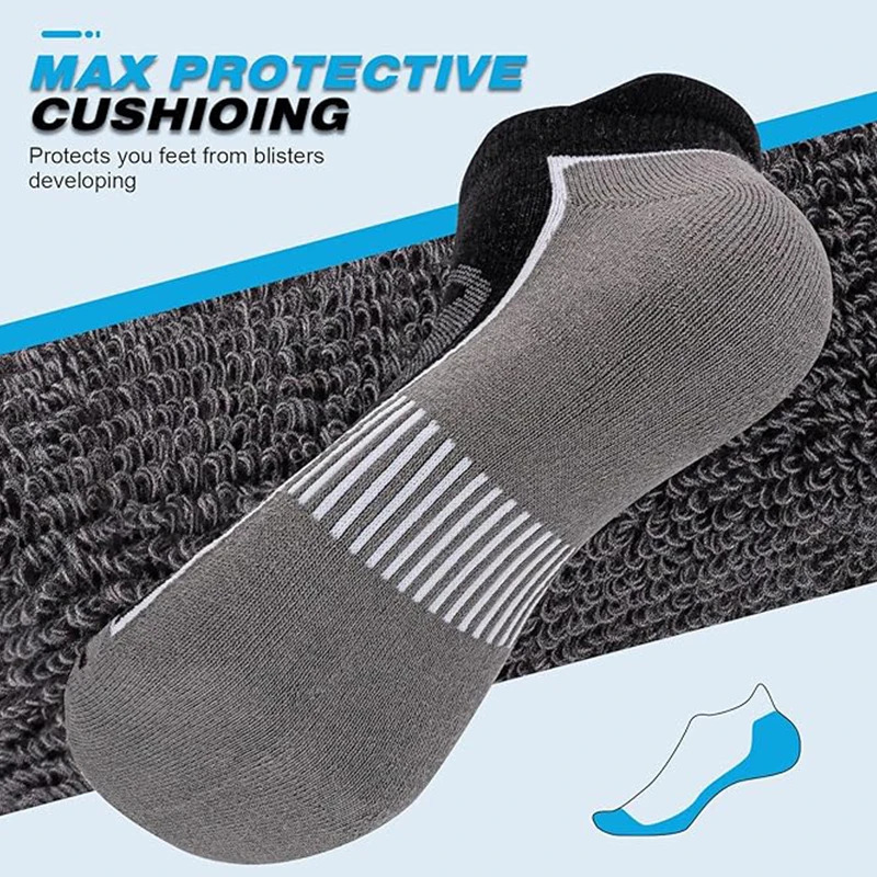 6 Pairs Men Ankle Socks Breathable Soft Quick Dry Outdoor Fitness Basketball Short Fashion Women Sports Athletic 260514 - view 6