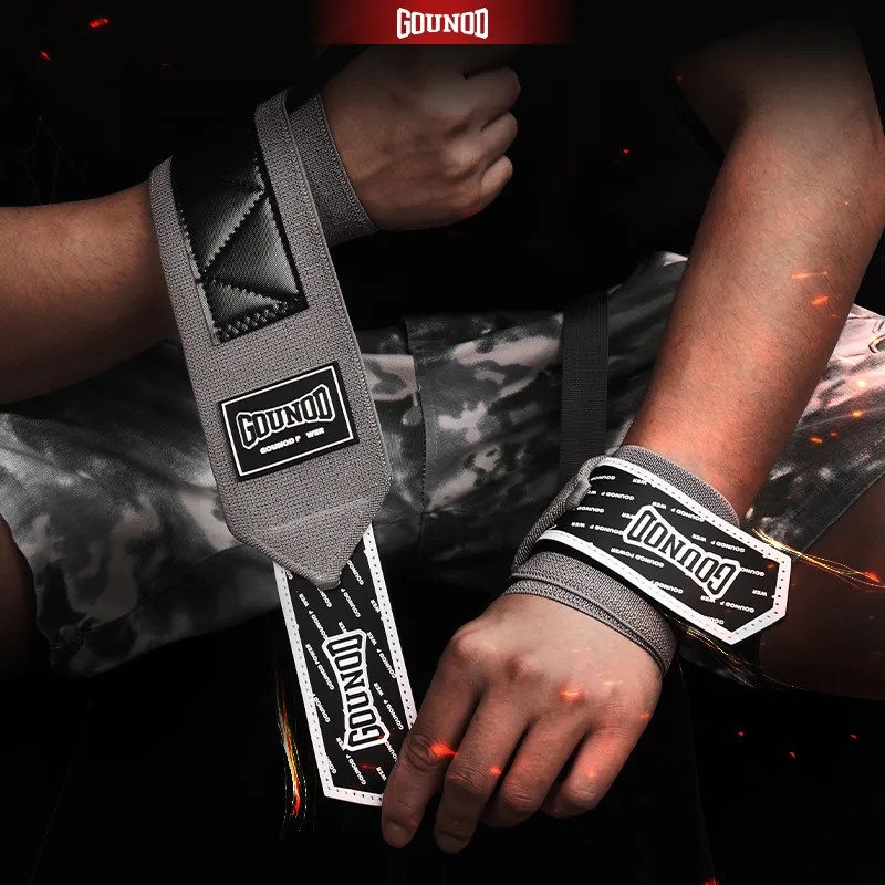 1 Pair2 Pair GOUNOD WristBand Wrist Support Brace Strap Strength Weightlifting Wrap Bandage Fitness Gym Training 260506banjia