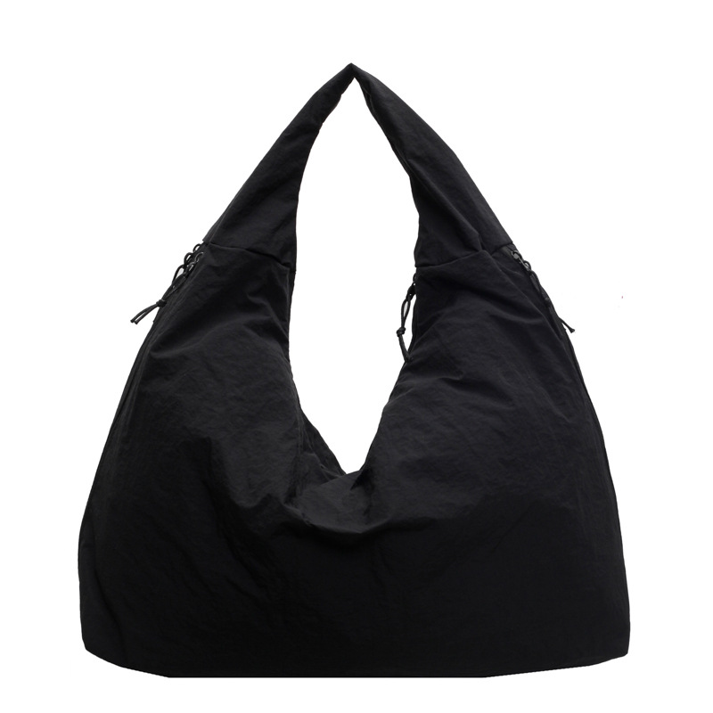 2026 New Nylon Underarm Bag for Women Large Capacity Retro Shoulder Bag Trendy Y2K Handbag