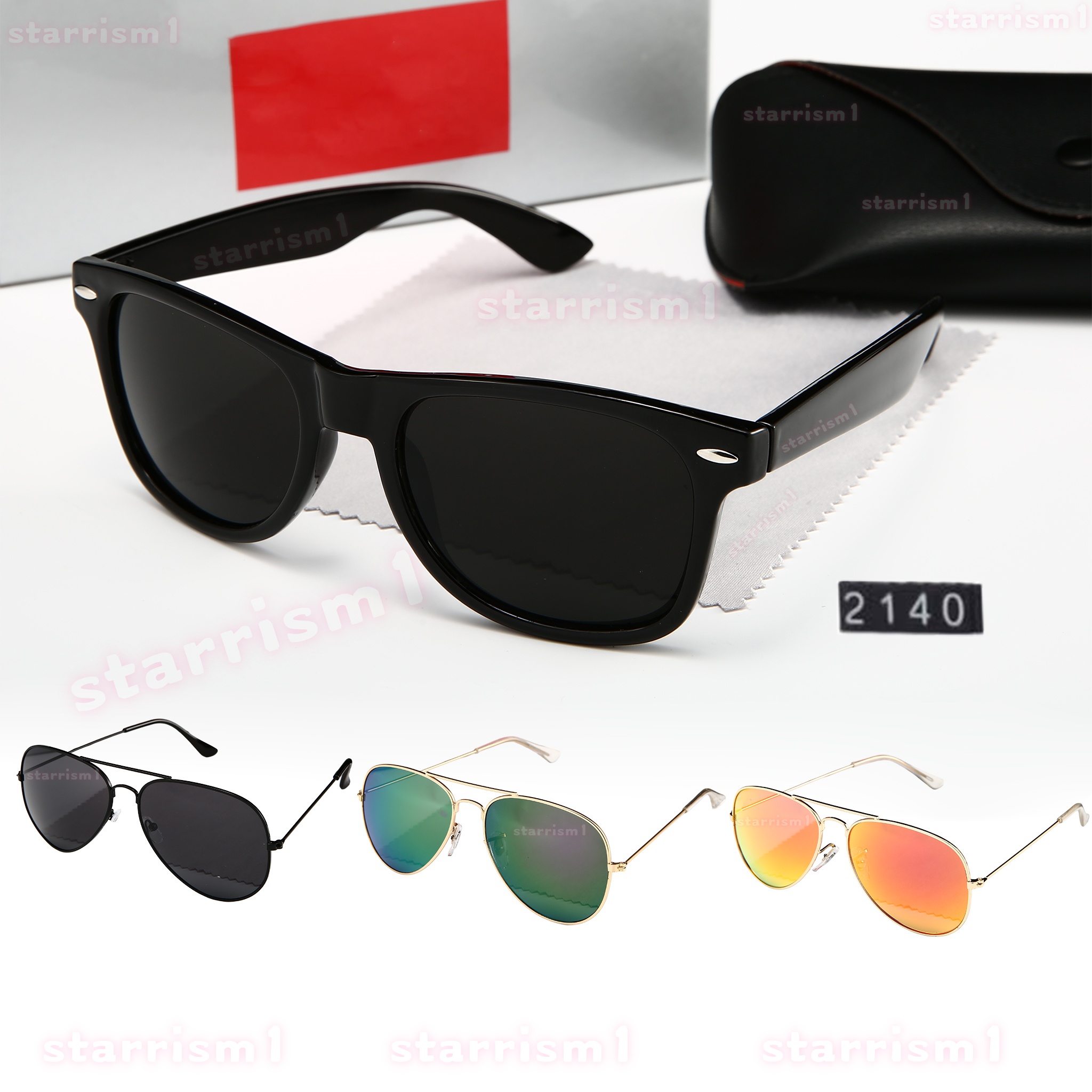 Designer Men women Polarized Sunglasses Adumbral Goggle UV400 Eyewear Classiceyeglasses Male Sun Glasses Metal Frame With Box