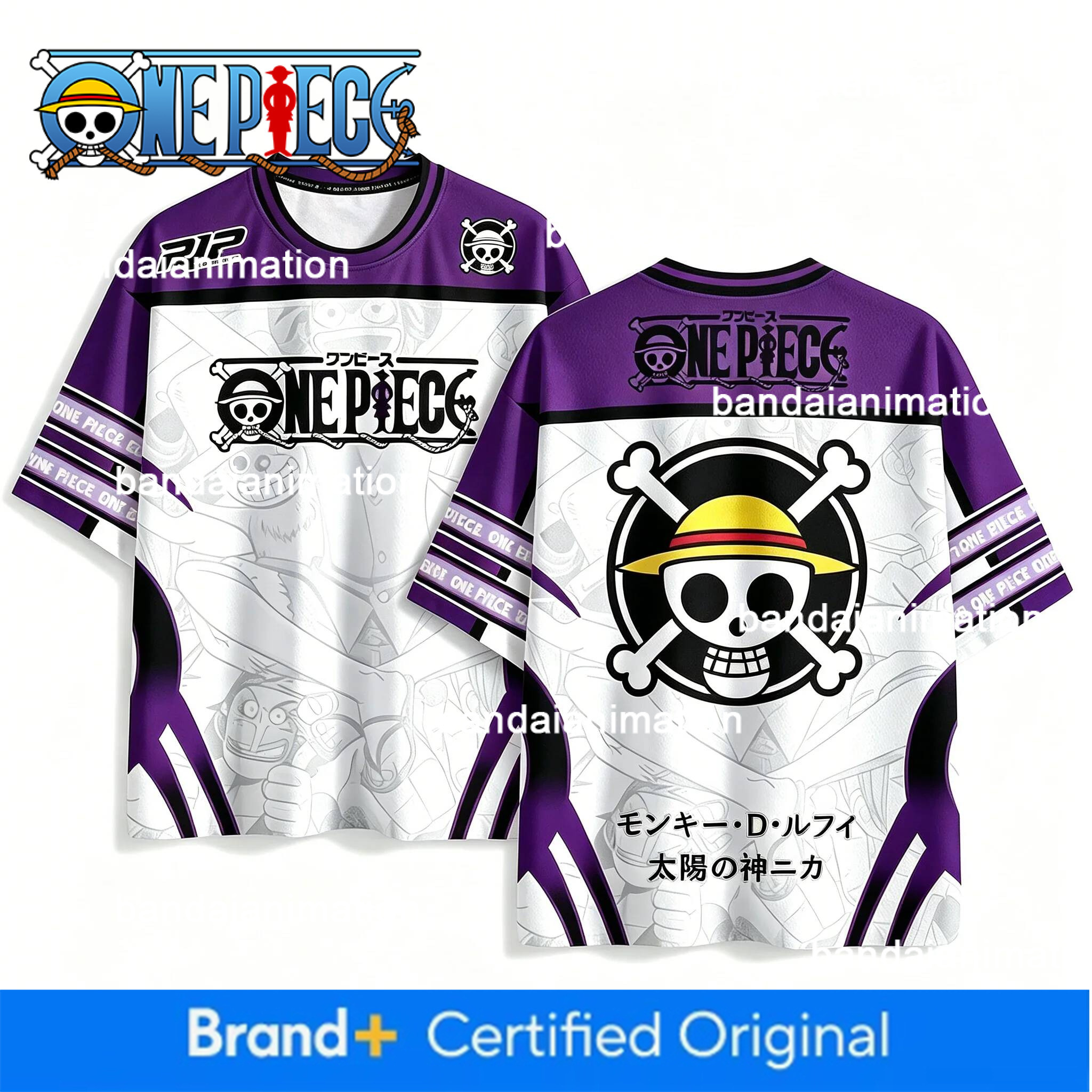 2026 New One Piece Skull Flag Graphic T-Shirt Breathable Sport Jersey For Anime Lovers Summer Daily Children's Tshirt Tops