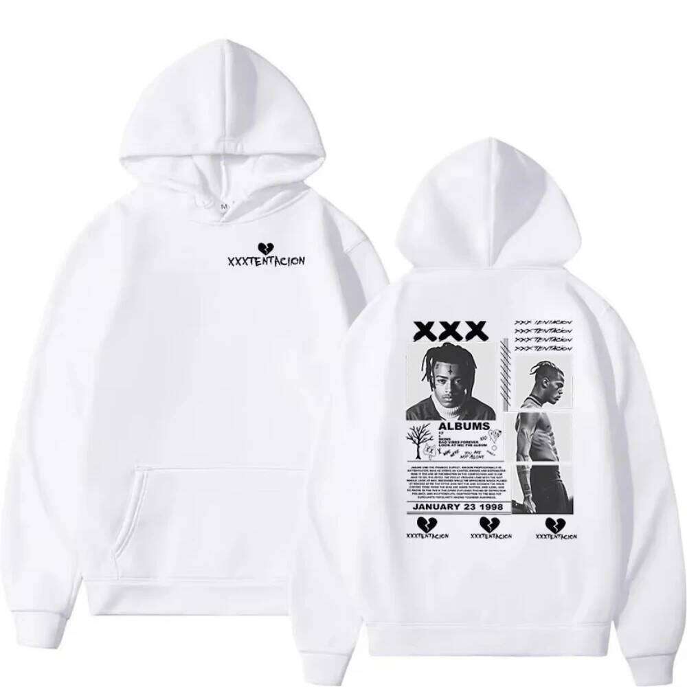 Rapper XXXTentacion Tour 2026 Graphic Hoodie Men's Hip Hop Gothic Pullovers Sweatshirt Man Long Sleeve Vintage Hooded Streetwear J260516