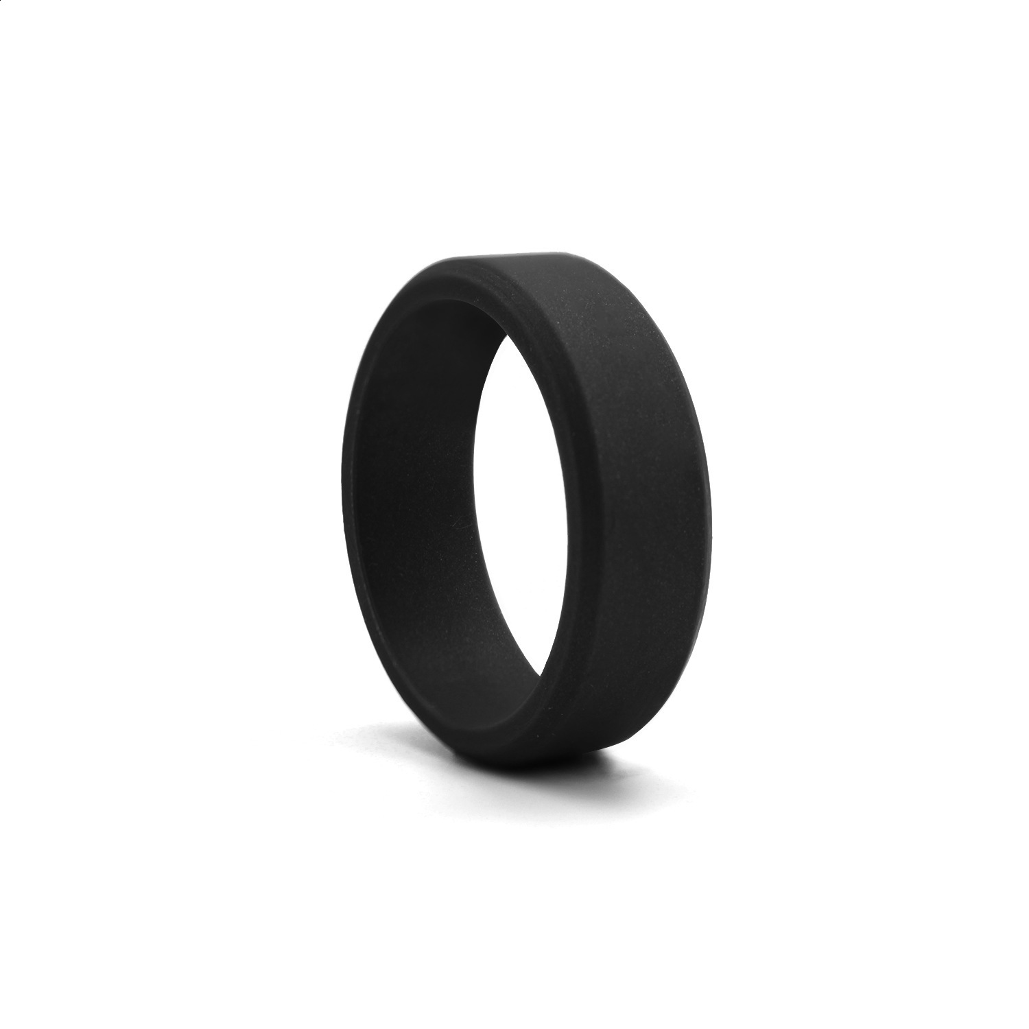 Mens Silicone Rings Mens Rubber Wedding Band Ring 8mm Wide 2mm Thick 250708