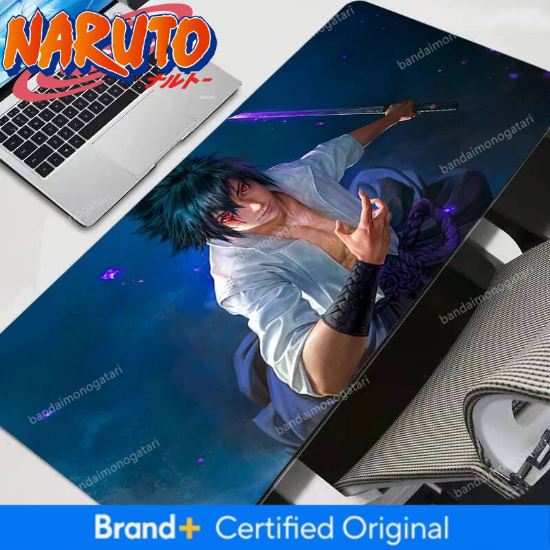Pad Japan Anime Desktop Computer Accessories N-naruto HD Print Mouse Mat Sasuke Uchiha Cool Mousepad Gamer Rubber Pads