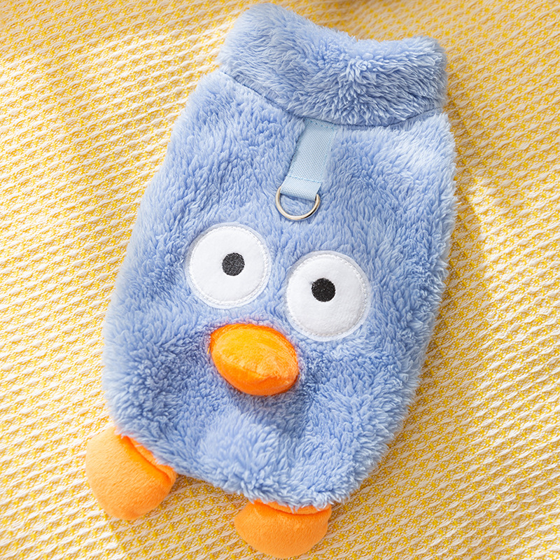 Charming 'Two-Foot' Animal Socks with Jumbo Eyeballs Soft Sheepskin Garments for Little Paws HF53