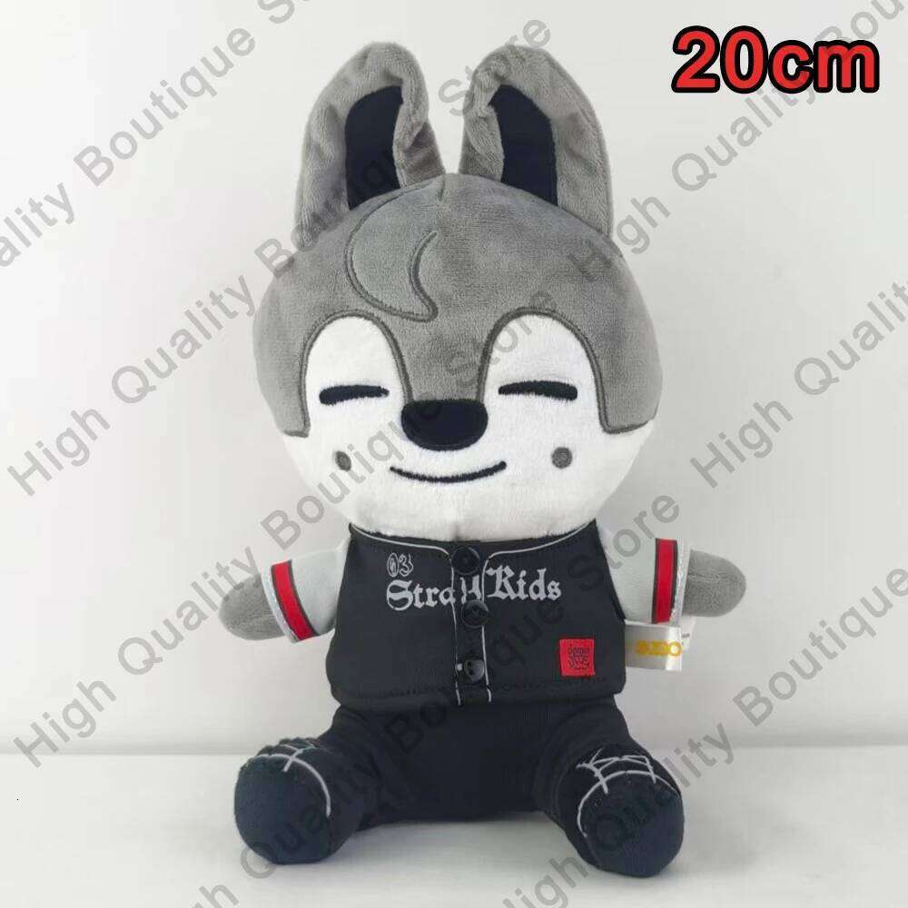 20-50cm Kpop Skzoo Plush Toy Wolfchan Kawaii Cartoon Stuffed Animal Plushie Doll Large Size Kids Babies Sleeping Pillow Gift - view 7