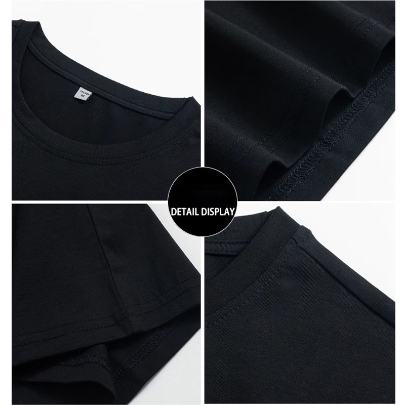 Designer Men's T-shirt Summer Pure Cotton Tee Solid Color Short Sleeved Shirt Street Fashion Brand Letter Pattern S Top High-quality Clothing