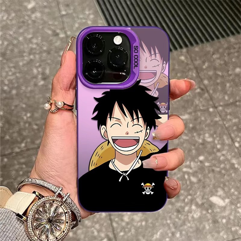 Straw Hat Luffy phone case for Apple 17ProMax iPhone16Plus anime 15 personalized 14/13/12