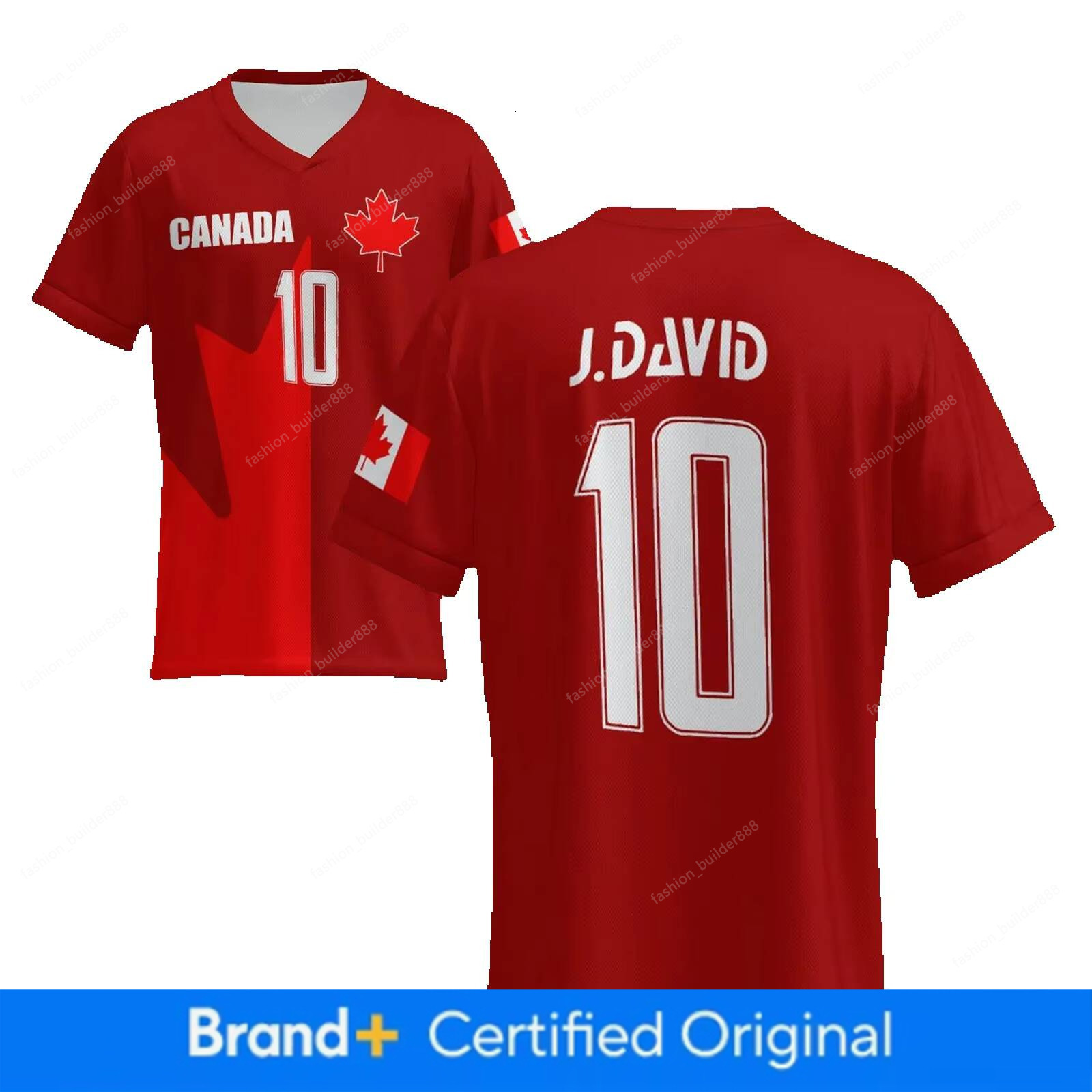 Canada Jersey Alphonso Davies NO 19 World Cup 2026 Canadian National Team Sports T shirt Jerseys Flag Football Stars Full Squad Home Man Woman Tshirt