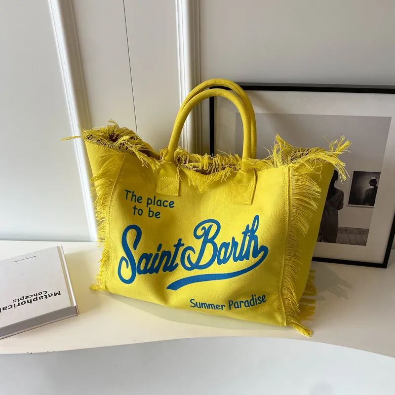 2026 Designer Bags Luxury Bags Shoulder Bags Crossbody Toth Ladies Beach Bag Large capacity single shoulder Handcrafted tassel denim print commuter