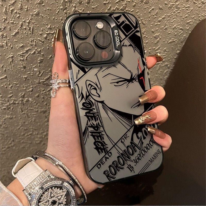 Suitable for Apple 16 phone case 15/14/13XSmax/xr12/11 Luffy Zoro 7/8pl trendy anime