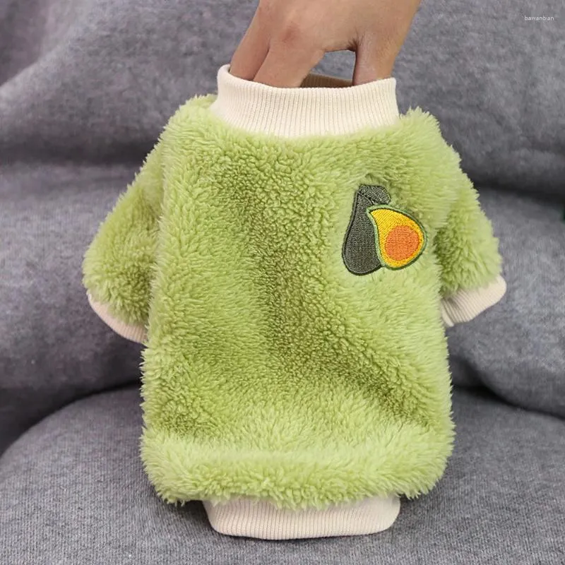 Soft Comfortable Pet Hoodie - Unisex Warm Furry Garment with Cute Floral Motif HF27