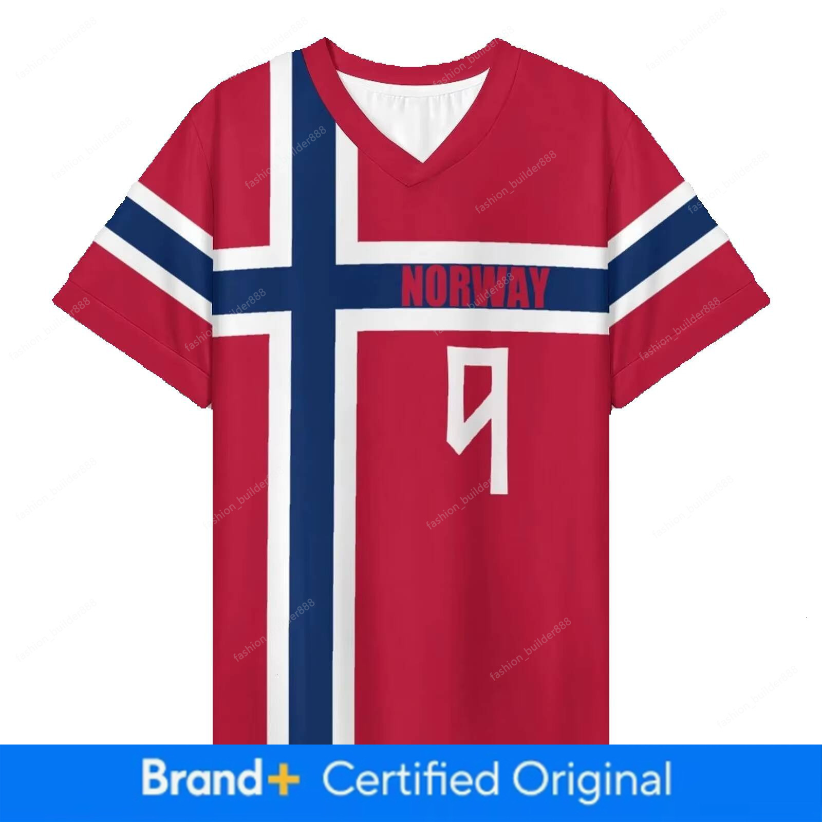 Norway Jersey Erling Haaland NO 9 Martin Odegaard 10 World Cup 2026 Norwegian National Team Sports T shirt Jerseys Flag Football Stars Man Woman Tshir