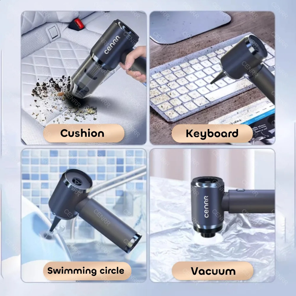 CENRR 210000PA Mini Car Vacuum Cleaner Wireless Powerful Vacuum Car Cleaner Handheld Portable Vacuum Cleaner Cleaning Machine a260514