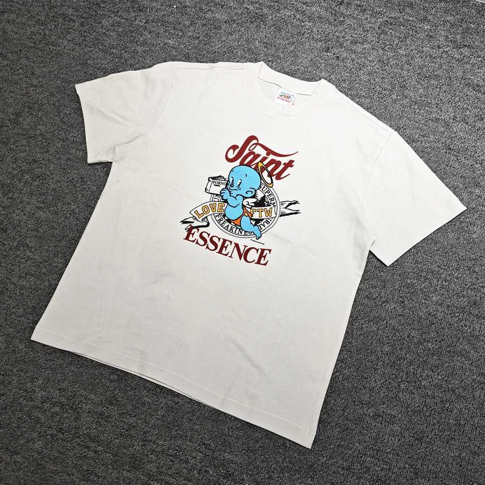 Yao Fashion Saint OF Michael High Quality 11 Casual Streetwear Loose Baggy Short Sleeve Unisex Men Clothing T Shirt For Men X260516