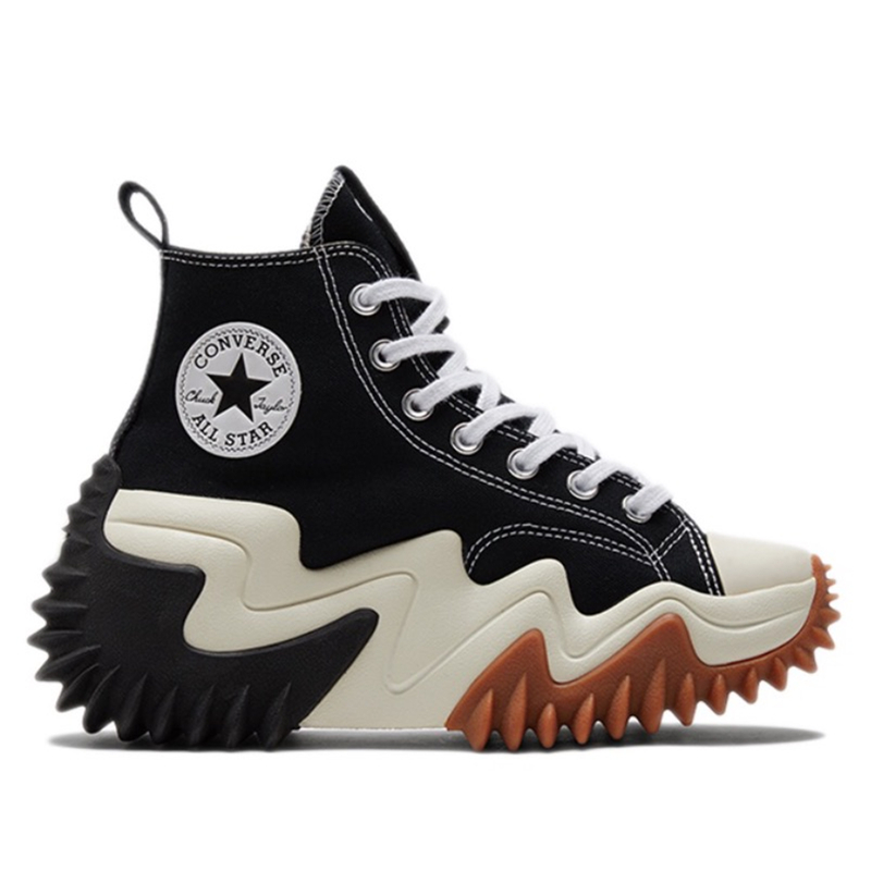 Converse Run Star Motion Chuck Taylor Seasonal High Top Canvas Shoes Unisex Casual Lightweight Wear-resistant Wrapped Comfortable Sneakers - view 3