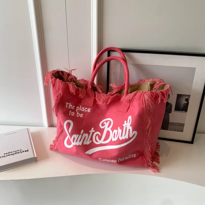 2026 Designer Bags Luxury Bags Shoulder Bags Crossbody Toth Ladies Beach Bag Large capacity single shoulder Handcrafted tassel denim print commuter