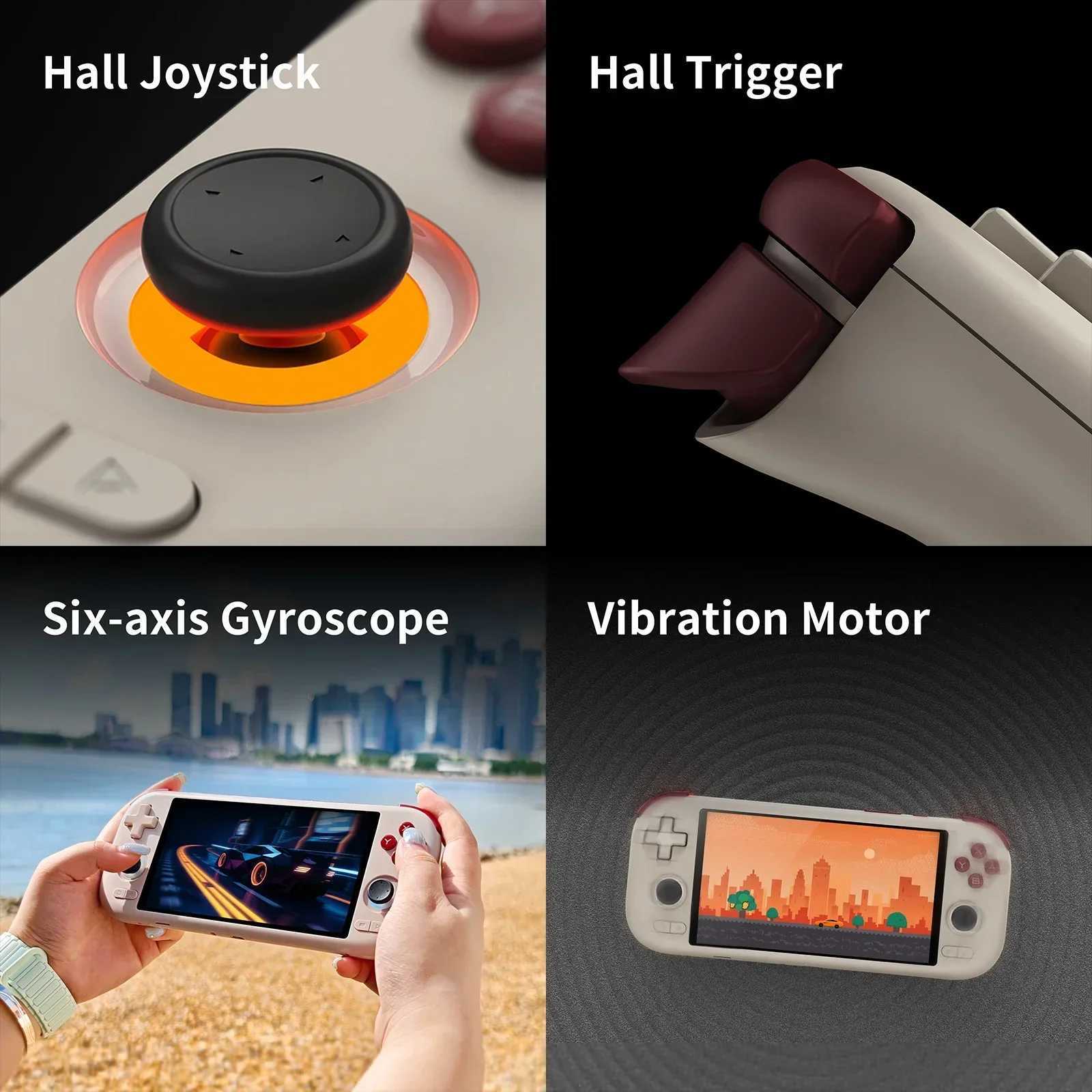 Ampown MANGMI AIR X Handheld Game Console Snapdragon 662 55 Touchscreen Android 14 Active Cooling Fan 15W Fast Charging RGB Z260516