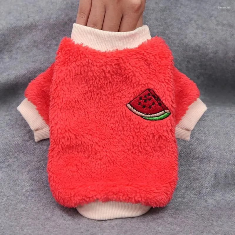 Soft Comfortable Pet Hoodie - Unisex Warm Furry Garment with Cute Floral Motif HF27