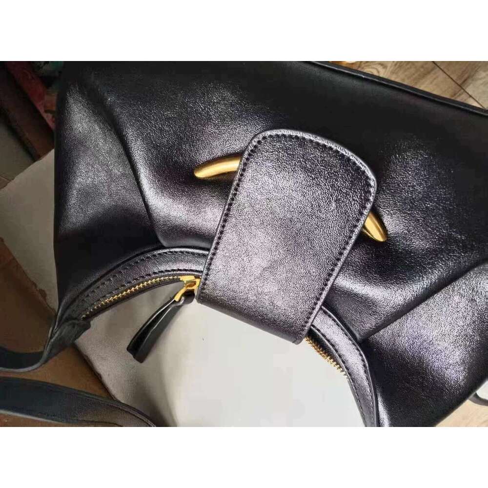Women Spring New Genuine Cowhide Leather Tote Bag High End Fashion Underarm Shoulder Purse Versatile Casual Daily Crossbody Handbag SENYY