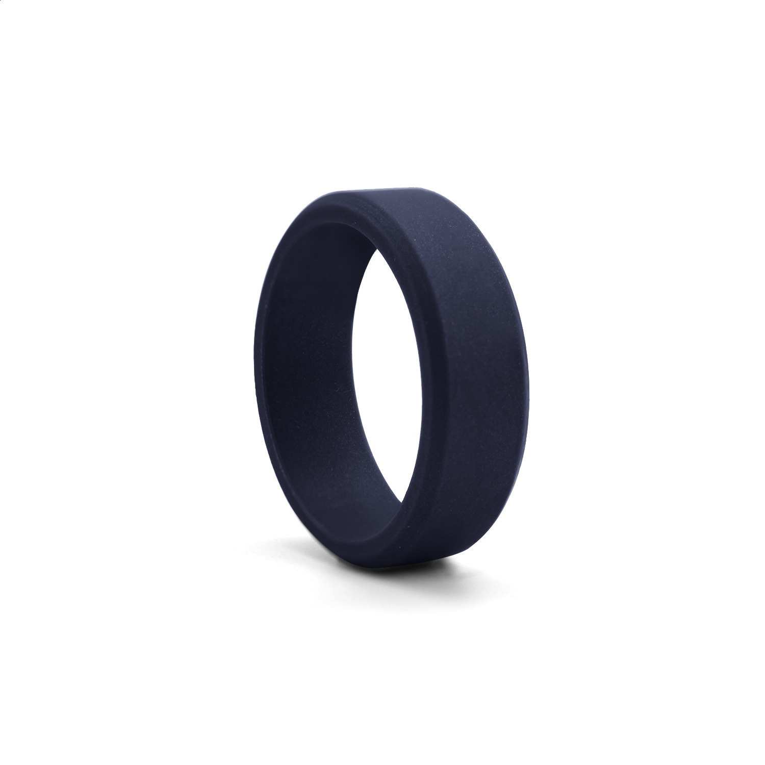 Mens Silicone Rings Mens Rubber Wedding Band Ring 8mm Wide 2mm Thick 250708