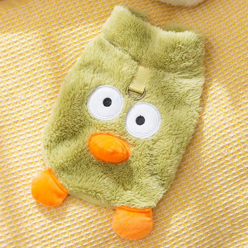 Charming 'Two-Foot' Animal Socks with Jumbo Eyeballs Soft Sheepskin Garments for Little Paws HF53