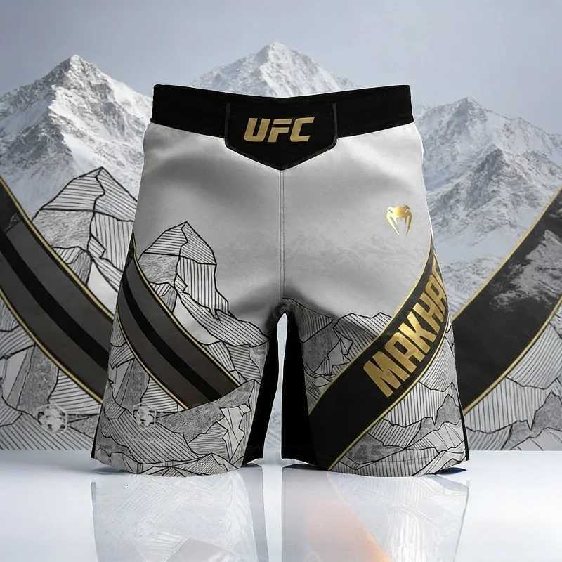 Islam Makhachev Boxing Training Shorts Men Fitness Running Casual Fashion Shorts Loose Breathable Comfortable Sports ShortsT260516