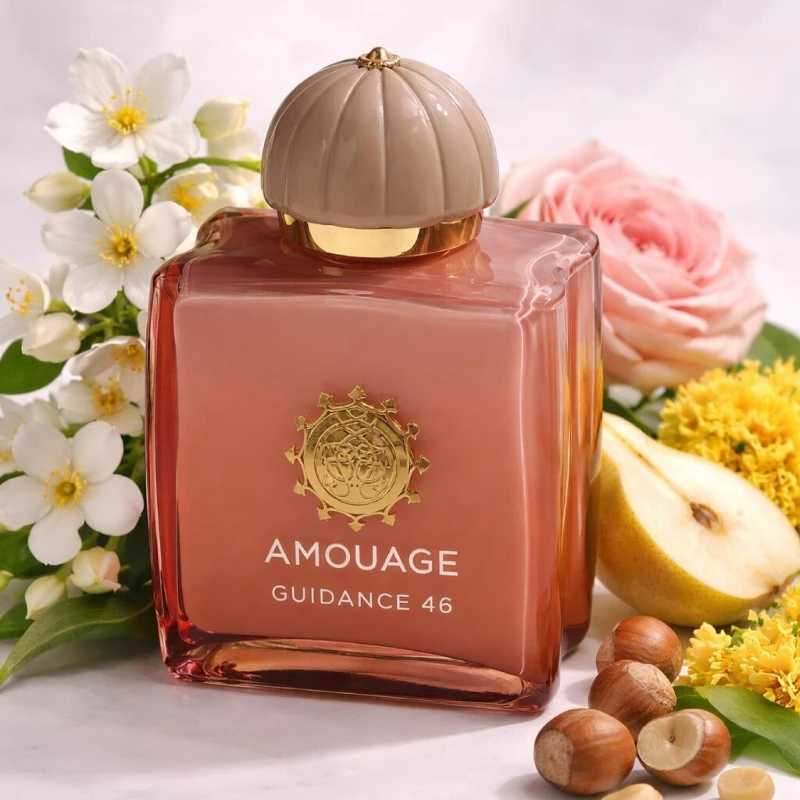 AMOUAGE Guidance 46 100ml Extrait De Parfum Floral Woody Perfume Rose Incense Vanilla Amber Long Lasting Luxury Unisex Fragrance C260516