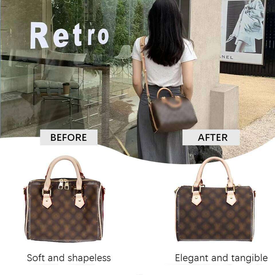 Detachable Felt Purse Insert Organizer for Luxury Handbag Speedy 25 30 35 Makeup Bag Shaper Liner Travel Inner Pouch 26Y0516