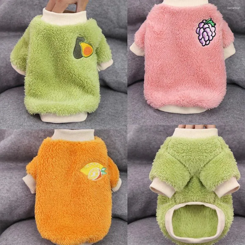 Soft Comfortable Pet Hoodie - Unisex Warm Furry Garment with Cute Floral Motif HF27