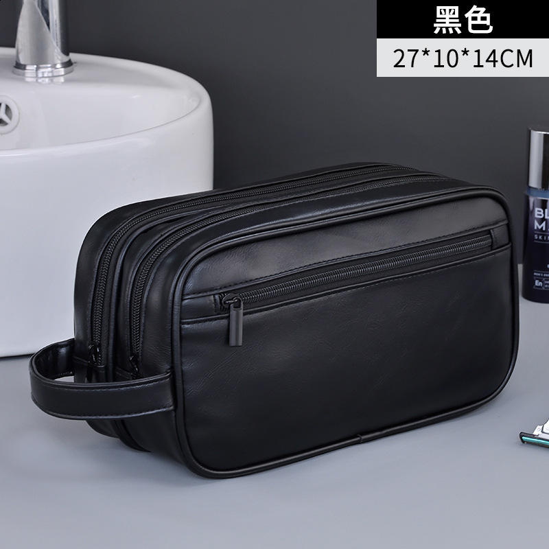 Zunshang Double-Layer Large Mens Toiletry Bag Large Capacity High-End Portable Waterproof Makeup Bag Cosmetic Organizer251018