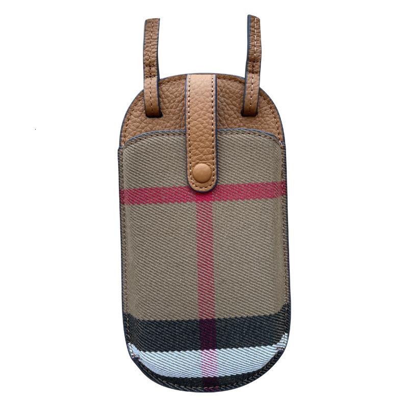 Genuine leather bag for women, new 2026 hot style, trendy and fashionable canvas crossbody small phone bag, lightweight cowhide