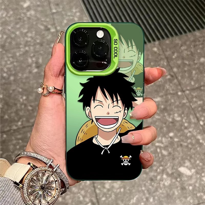 Straw Hat Luffy phone case for Apple 17ProMax iPhone16Plus anime 15 personalized 14/13/12