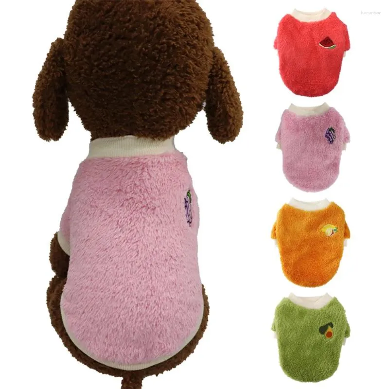 Soft Comfortable Pet Hoodie - Unisex Warm Furry Garment with Cute Floral Motif HF27