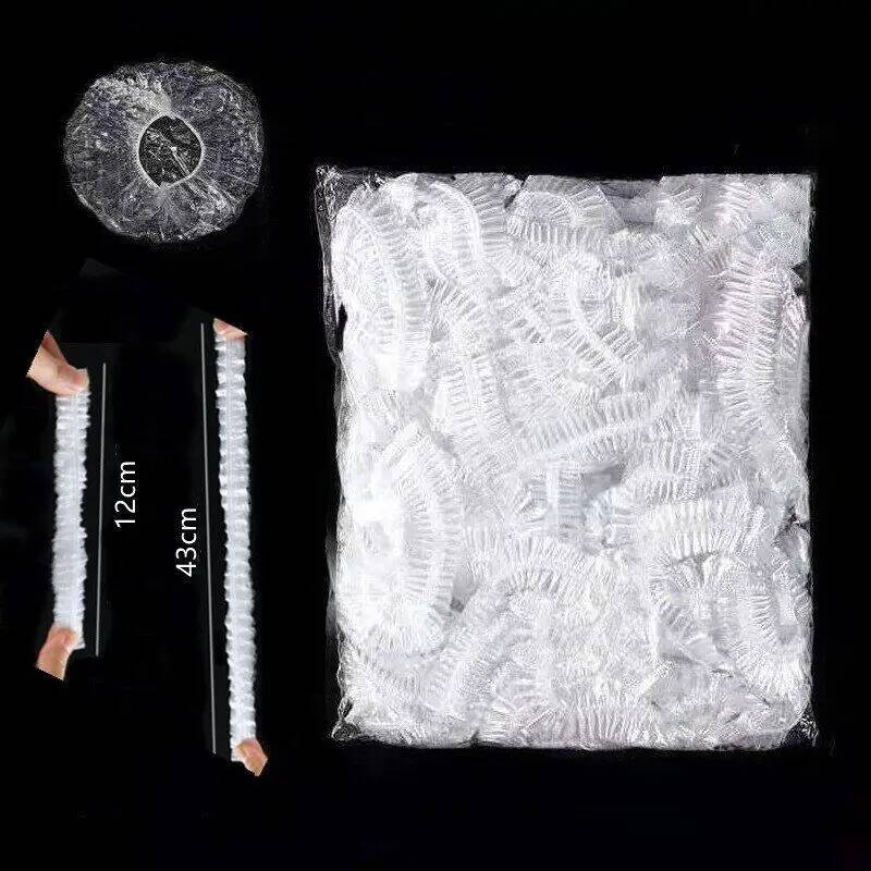 100PCS Disposable Food Cover Elastic Plastic Covers For Dishe Wrap Clings Film Dish Plate Fresh Keeping Bag Kitchen Refrigerator ddmysaturn - view 6
