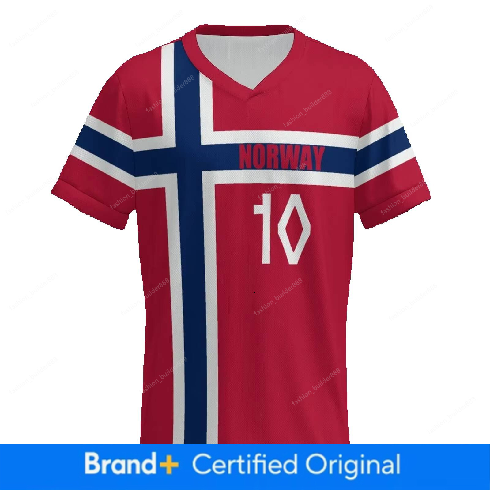 Norway Jersey Erling Haaland NO 9 Martin Odegaard 10 World Cup 2026 Norwegian National Team Sports T shirt Jerseys Flag Football Stars Man Woman Tshir