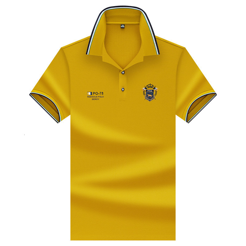 Luxury Men Designer Business Polo Shirt Hot Selling In Summer, Cool And Breathable Casual Collar Short Sleeved Light Colored Embroidery Outdoor Durabl