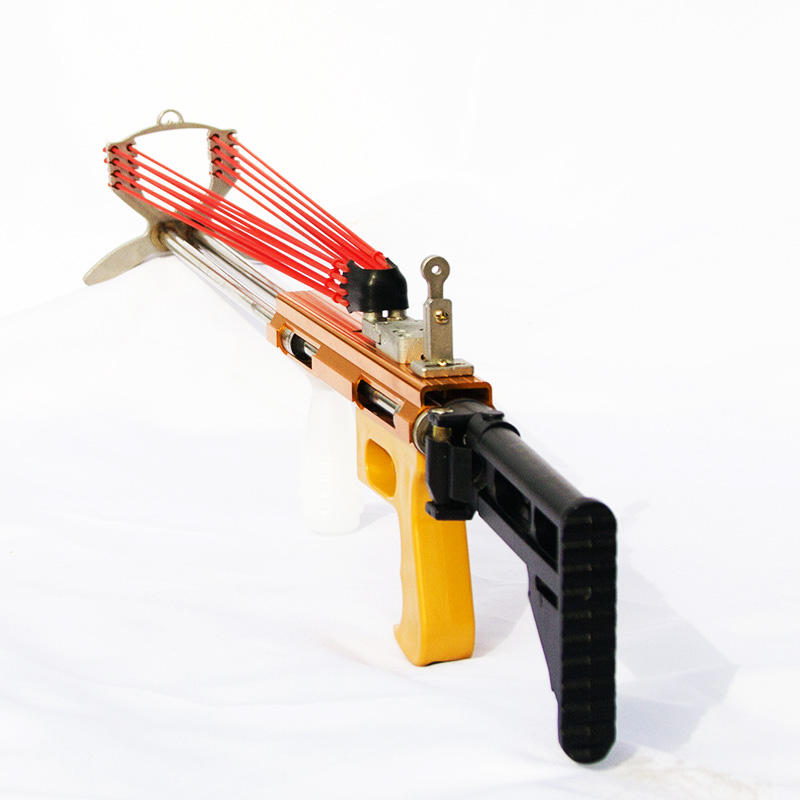 New Outdoor Metal Slingshot Bow and Arrow Paintball-Guns Lazer Slingshot Hunting