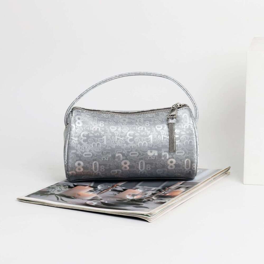 New Digital Embossed Jacquard Bag Korean Fashion Large Capacity Elegant Daily Commute Versatile Pillow Shoulder Bag SENYY