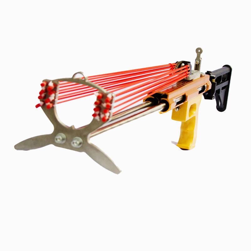 New Outdoor Metal Slingshot Bow and Arrow Paintball-Guns Lazer Slingshot Hunting