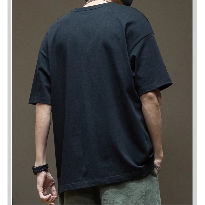 Designer T-shirt Luxury Men's Outdoor Leisure Large Pocket Design 2026 New Short Sleeved Summer Loose Fit Plus Size Tall Men's Fashion Brand