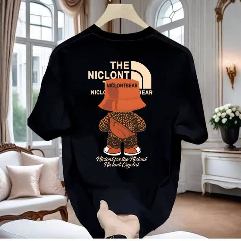 Designer T-shirt Luxury Men Outdoor Leisure Summer New Item Youth Fashion High-end Pattern Printing Pure Cotton Short Sleeved Loose Breathable Comfort