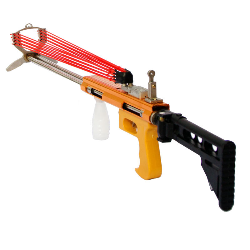 New Outdoor Metal Slingshot Bow and Arrow Paintball-Guns Lazer Slingshot Hunting